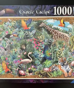 10906 - Ravensburger - 27" x 20" – Rebecca McCulloch - Exotic Escape - 1000 Piece