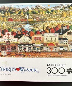 30158 - Buffalo - 21.25" x 15" - Charles Wysocki - Sleepy Town West - 300 Piece
