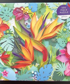 50022 - Galison – 20″ x 20″ – Yulia Brodskaya - Paper Paradise – 500 Piece