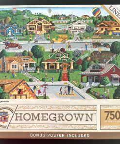 70164 - MasterPieces - Homegrown - 24" x 18" - Art Poulin - Bungalowville - 750 Piece
