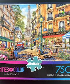 70181- Buffalo - Cities in Color - 24" x 18" - Dominic Davison - Paris Afternoon  - 750 Piece