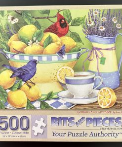 50302 - Bits and Pieces - 18" x 24" - Jane Maday - Lemons and Lavender - 500 Piece