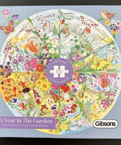 50404 - Gibsons - Shaped - 19" - Claire Comerford - A Year In The Garden - 500 Piece