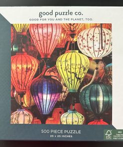 50674 - Good Puzzle Co. (Galison) - 20″ x 20″ – Lanterns - 500 Piece