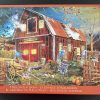 11106 - Eurographics - 19.25" x 26.625" - Paul Normand - Halloween Barn - 1000 Piece