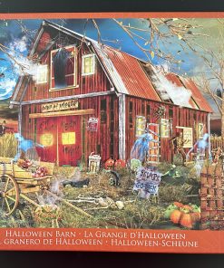 11106 - Eurographics - 19.25" x 26.625" - Paul Normand - Halloween Barn - 1000 Piece