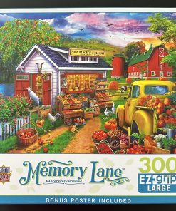 30028 - MasterPieces - Memory Lane - 24" x 18" - Lena - Market Fresh Morning - 300 Piece