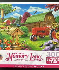 30056 - MasterPieces - Memory Lane - 24" x 18" - Alan Giana - Sunflower Ranch - EZ Grip - 300 Piece