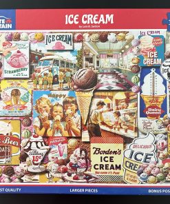 10103 - White Mountain - 24" x 30" - Lois B. Sutton - Ice Cream - 1000 Piece