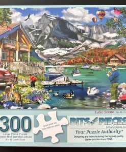 30063 - Bits and Pieces - 18" x 24" - Ali Innis - Lake Scene - 300 Piece