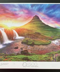 60039 - Buffalo - 31.5" x 23.5" - Iceland Sunset Kirkjufell Mountain - 1500 Piece