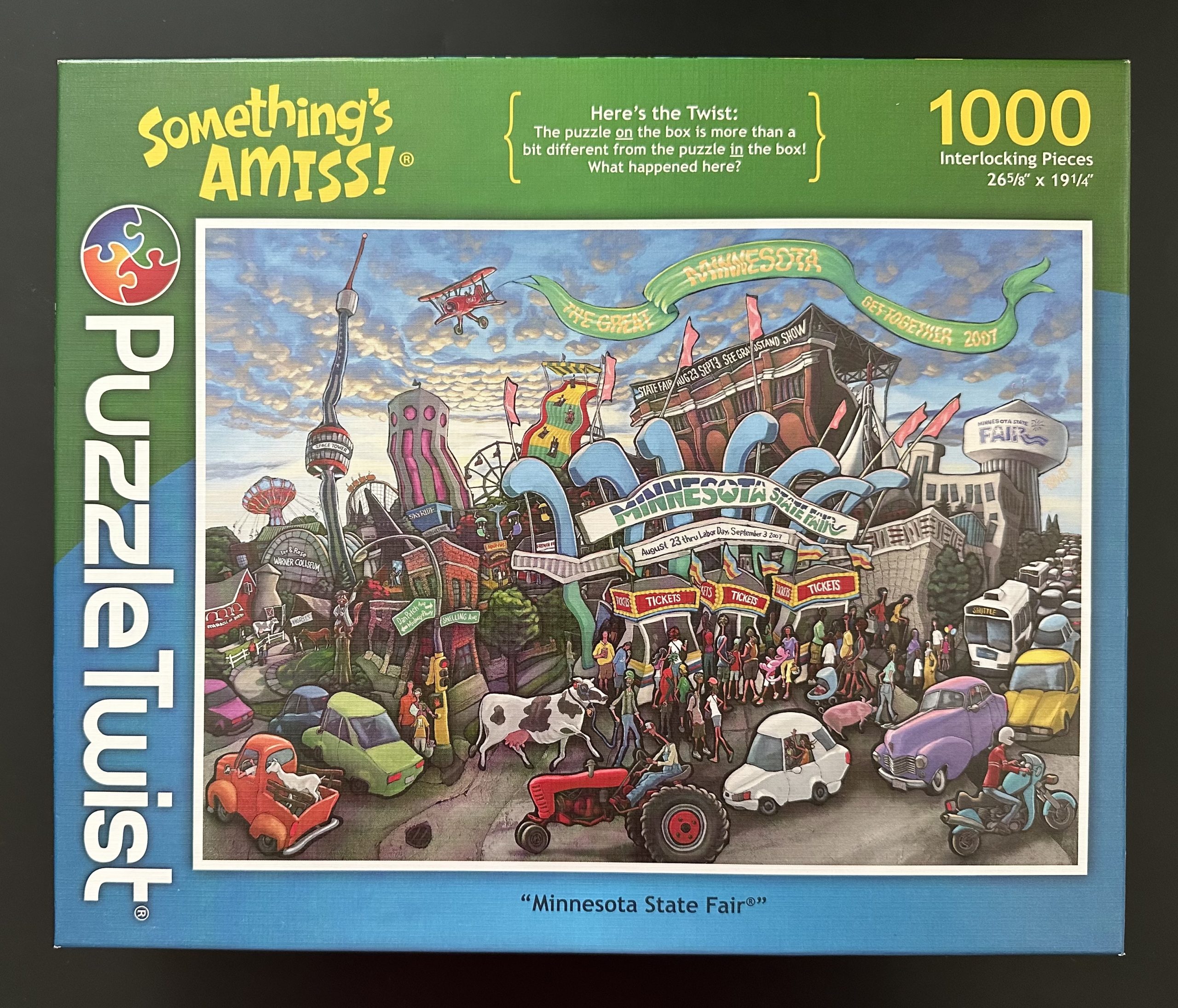 11000 - PuzzleTwist - Something's Amiss - 19.25" x 26.625" - Michael Birawer - Minnesota State Fair - 1000 Piece