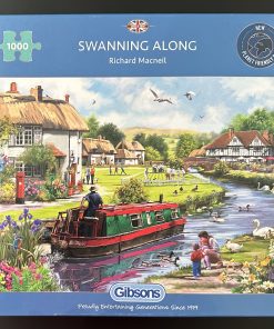 10093 - Gibsons – 27″ x 20″ – Richard Macneil - Swanning Along – 1000 Piece