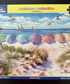 10882 - White Mountain - 24" x 30" - Joelle McIntyre - Rainbow Umbrellas - 1000 Piece