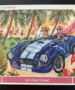 11147 - New York Puzzle Company – 26.625″ x 19.25″ – Jenny Kroik - Gal's Best Friend – 1000 Piece