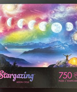 70111 - Buffalo - Stargazing – 24″ x 18″ – Moon Cycle – 750 Piece