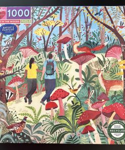 10552 - eeboo - 23" x 23" - Miranda Sofroniou - Hike in the Woods - 1000 Piece